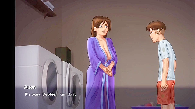 In The Laundry Room, Her Dirty Secrets Revealed As We Fuck hentai mom Explicitly