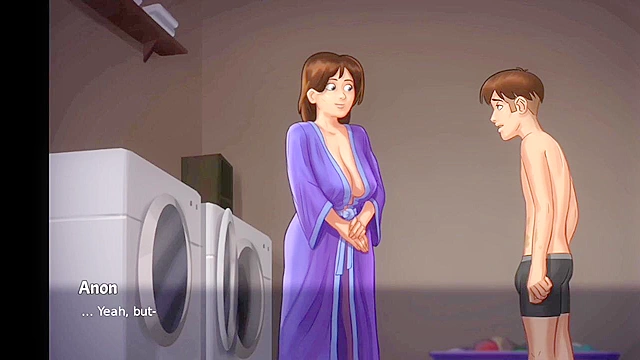 In The Laundry Room, Her Dirty Secrets Revealed As We Fuck hentai mom Explicitly