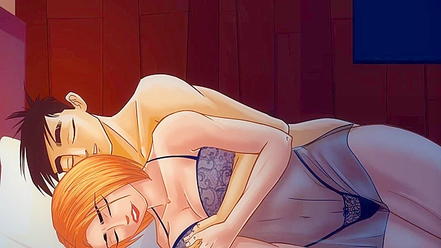 Threesome Party Starts When The Hentai Mom And Her Friend Join In On Campus Fun