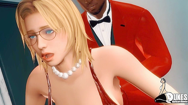 Hentai Mom Takes BBC from Coworker While Boss Watches Unnoticed