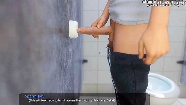 Milfy Adventure - Hentai Mom Teacher Gets Fucked In Gloryhole By Her Student