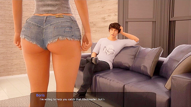 Kissing My Sexy Teacher In Her Room As Hentai Mom Watches Secretly From Afar