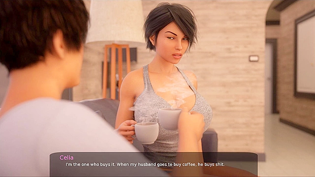 Kissing My Sexy Teacher In Her Room As Hentai Mom Watches Secretly From Afar