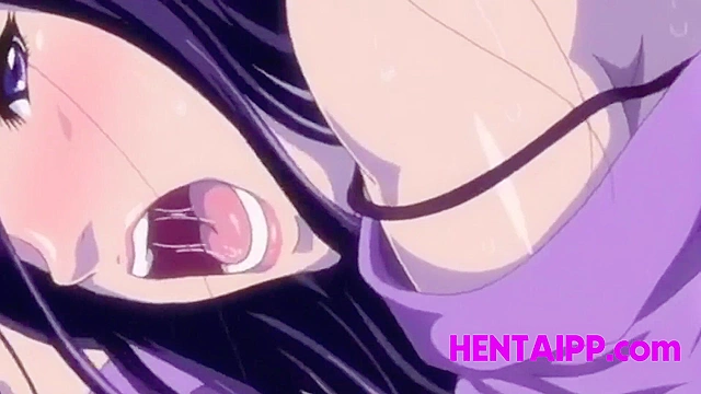 Stepbrother Fucks Busty Anime Schoolgirl In Secret Room Scene