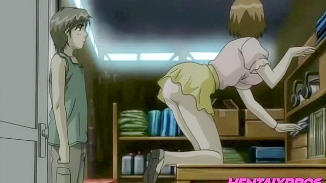 Shy Step-Sister Assists with Condoms for Forbidden MILF Fuck Session