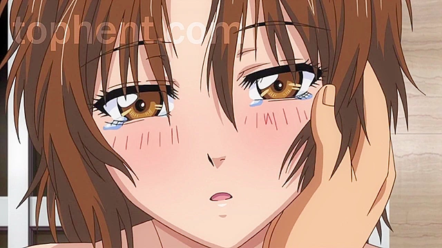 Teen Step-sister ecstasy - cumming inside her during steamy anime fucking bath scene