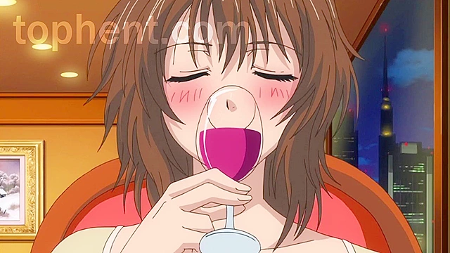 Teen Step-sister ecstasy - cumming inside her during steamy anime fucking bath scene