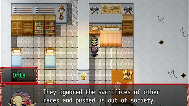 Tiny princess gets huge cock pleasures in another world harem scene