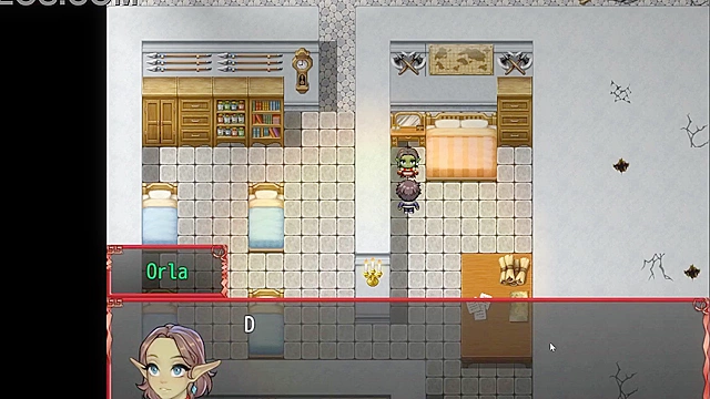 Tiny princess gets huge cock pleasures in another world harem scene