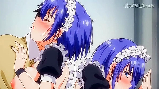 Sizzling Anime Action – Kaede and Suzu Get Down Dirty Together