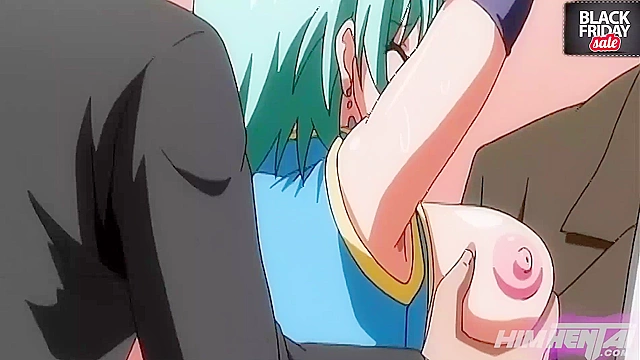 Hot hentai milfs indulge in naughty bareback group sex play together