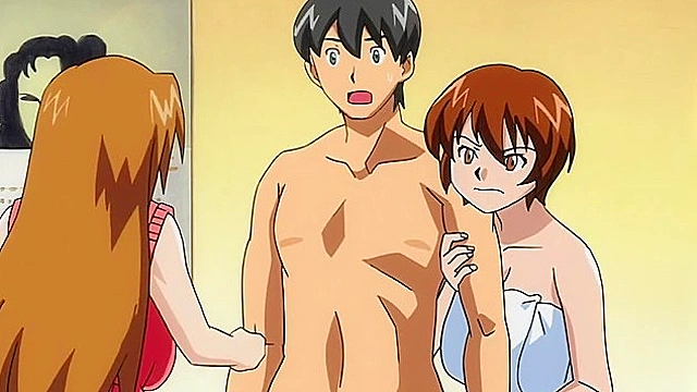 Spanish Subs – MILF Mom & Teen Stepdaughter's Intense Busty Showdown Uncensored Anime