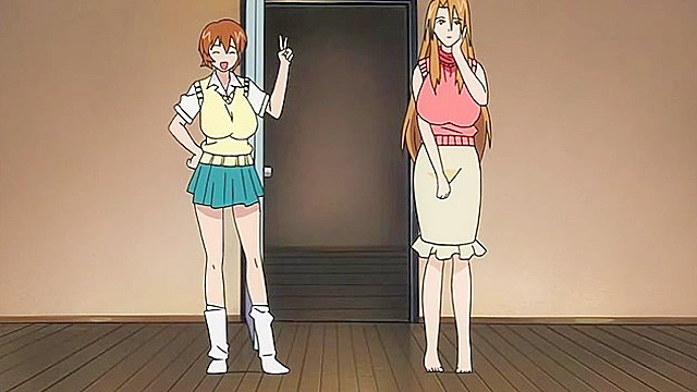 Spanish Subs – MILF Mom & Teen Stepdaughter's Intense Busty Showdown Uncensored Anime