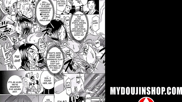 My Doujin Shop - Sexy Alien Girl Is a Dirty Slutty Nympho Who Gets a Nasty Creampie