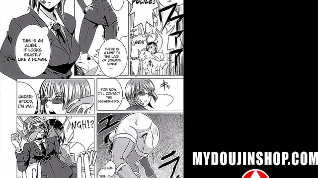 My Doujin Shop - Sexy Alien Girl Is a Dirty Slutty Nympho Who Gets a Nasty Creampie