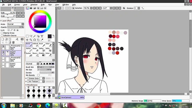 Desenhando Hentai Kaguya Shinomiya (kaguya sama love is war) - Repost