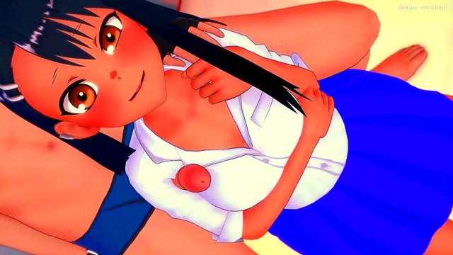 Nagatoro visits the infirmary and takes off her skirt to fuck (adult version) (hentai)