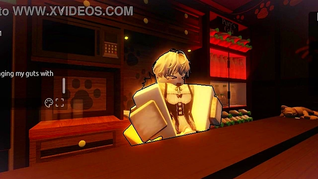 I Paid The Cute Femboy Barista At The Cafe With Cum