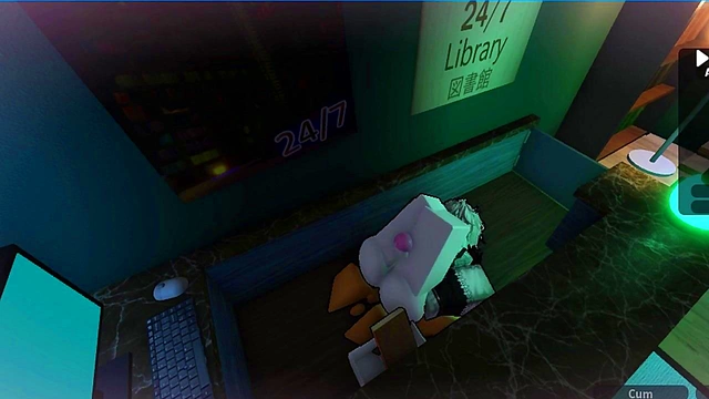 Fucked The Cute Femboy Librarian In The Library