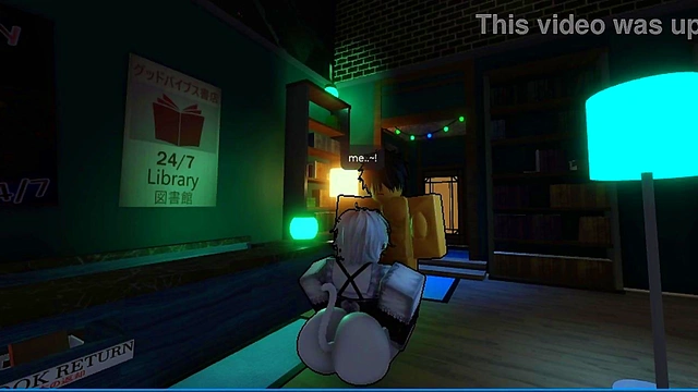 Fucked The Cute Femboy Librarian In The Library