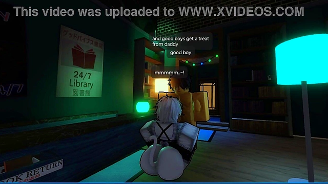 Fucked The Cute Femboy Librarian In The Library