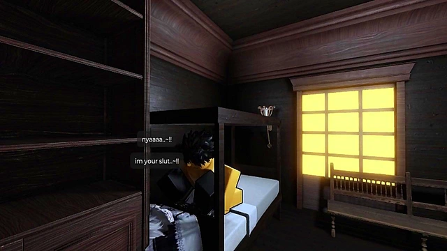 I fucked my femboy with his favorite maien outfit