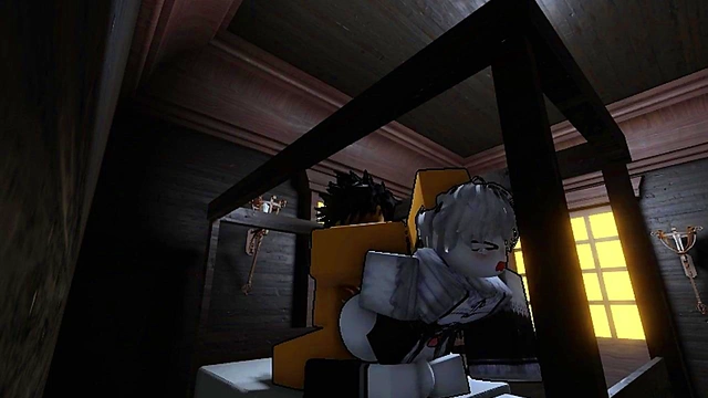 I fucked my femboy with his favorite maien outfit