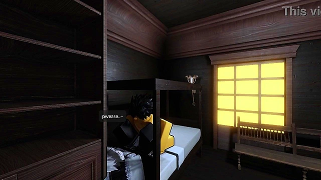 I fucked my femboy with his favorite maien outfit