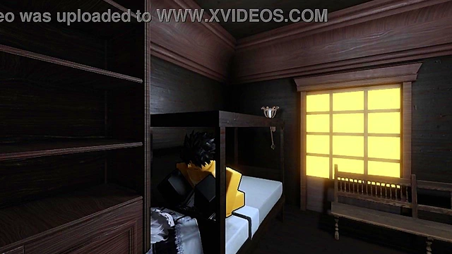 I fucked my femboy with his favorite maien outfit