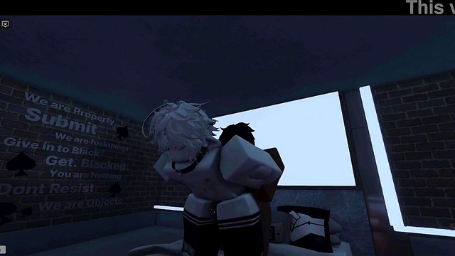 White femboy thakes BBC like a good boy