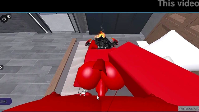 Demon fucks his hot rich femboy and gets creampied