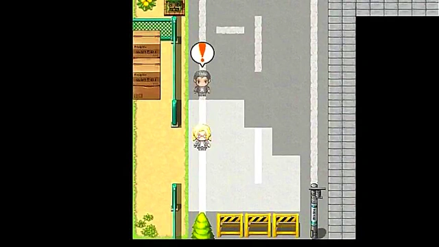 Cute blonde has sex with men in new porn hentai game