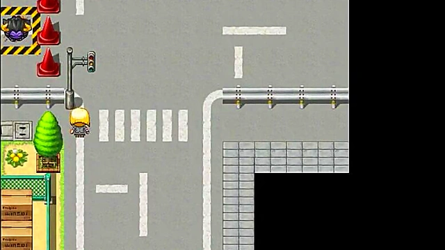 Cute blonde has sex with men in new porn hentai game