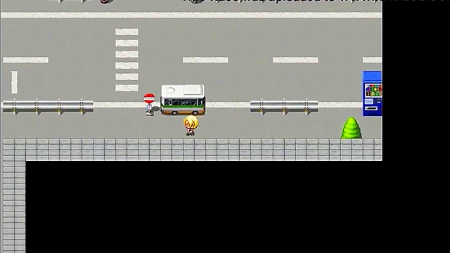 Cute blonde has sex with men in new porn hentai game