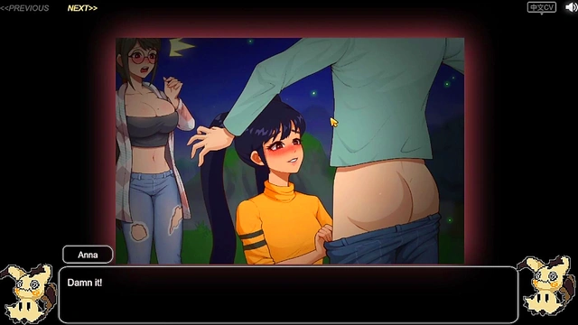 [hentai game] Village rhapsody Part 8 [Spanish Narrated] I fuck both of them at the same