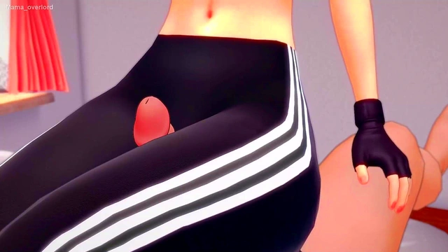 Gwen Satacy is wet after exercising and now she just wants to fuck (adult version)