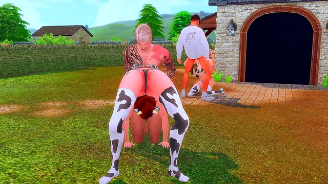 stepfamily stepmother and stepdaughter became of cowgirl a perverted futanari mistress while the stepbrother checked the deep throat of the stepsister sims me hentai sfm