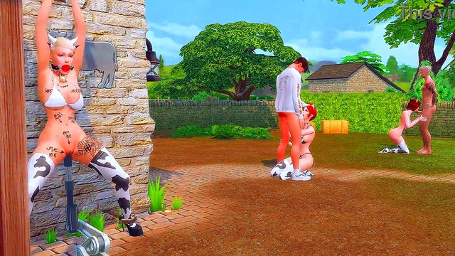 stepfamily stepmother and stepdaughter became of cowgirl a perverted futanari mistress while the stepbrother checked the deep throat of the stepsister sims me hentai sfm
