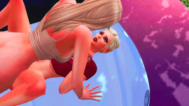 perverted futanari mistress seduced her school friend on facefuck and anal sex sims me hentai sfm