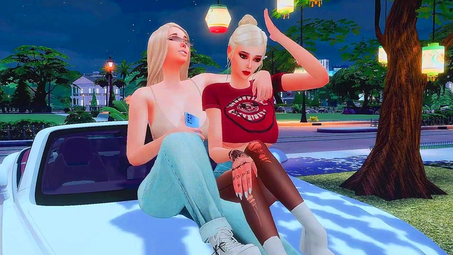 perverted futanari mistress seduced her school friend on facefuck and anal sex sims me hentai sfm