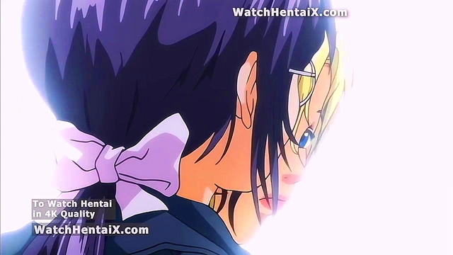 Anime Hentai, hot trainer and her student