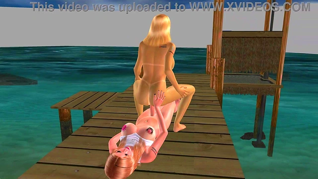 Beachside Cowgirl: Stunning Babe Rides Shecock Under the Sun