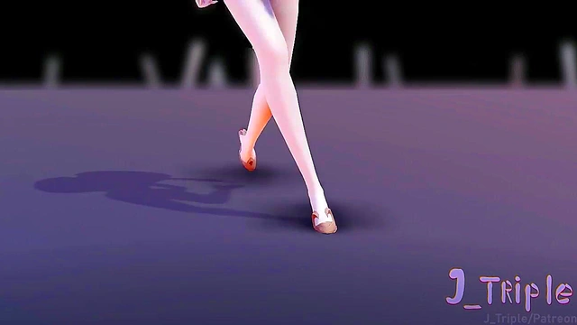 [FUTA] MMD r18 - WiggleWiggle - Mona ( Genshin Impact ) hentai 3D - J Triple