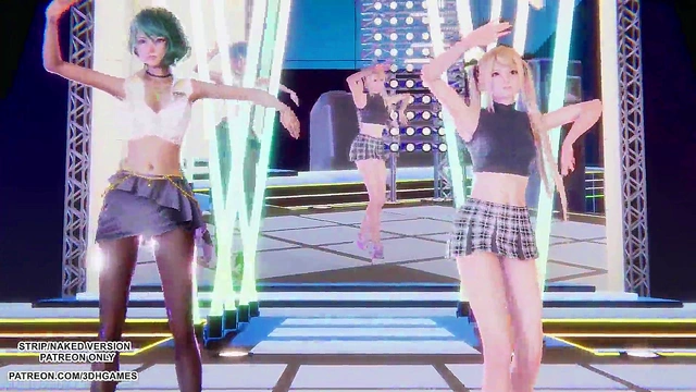 [MMD] A satisfying recapture of Sunlight, Marie Rose, Tamaki, Sexy Dance, Doa Hentai, Uncensored 4K 60FPS