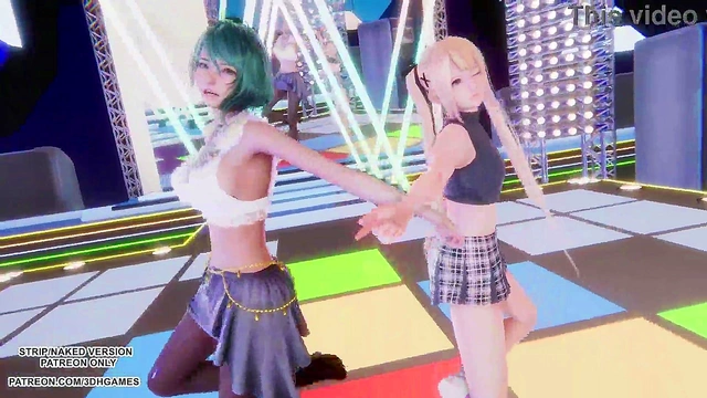 [MMD] A satisfying recapture of Sunlight, Marie Rose, Tamaki, Sexy Dance, Doa Hentai, Uncensored 4K 60FPS