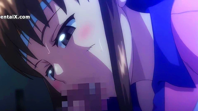 Anime Hentai, hot teen student