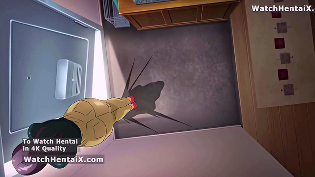 animated hentai, cheating wif with her neighbor porn