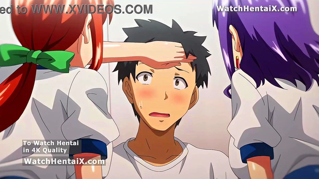 Anime Hentai, two sexy girls want to have sex