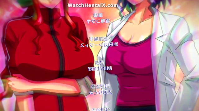 Animated Hentai, two sexy girls