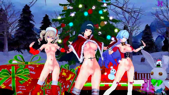 Pussyverse: MMD Last Christmas (Astra Yao, Robin, Barbara)